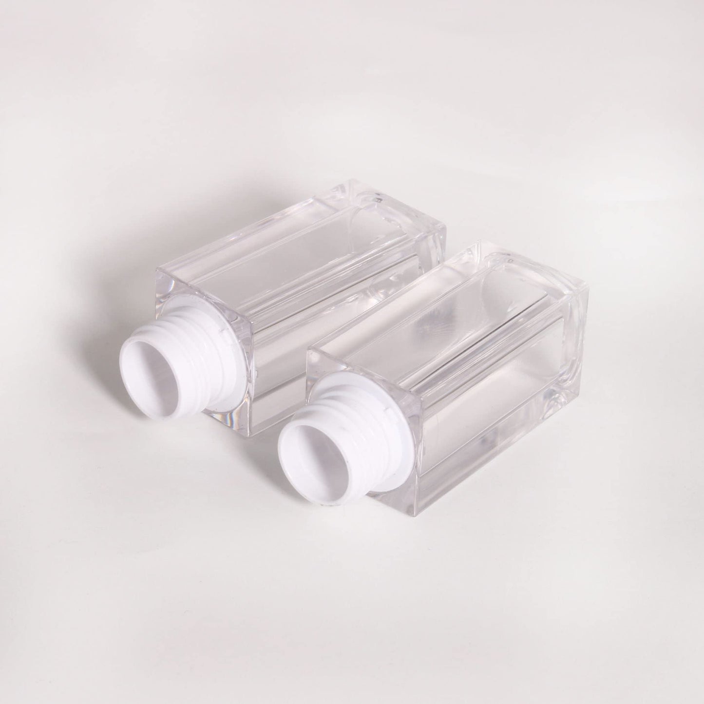24pcs 5ml Empty square pink lipgloss tubes bulk wholesale with big wand lipgloss containers