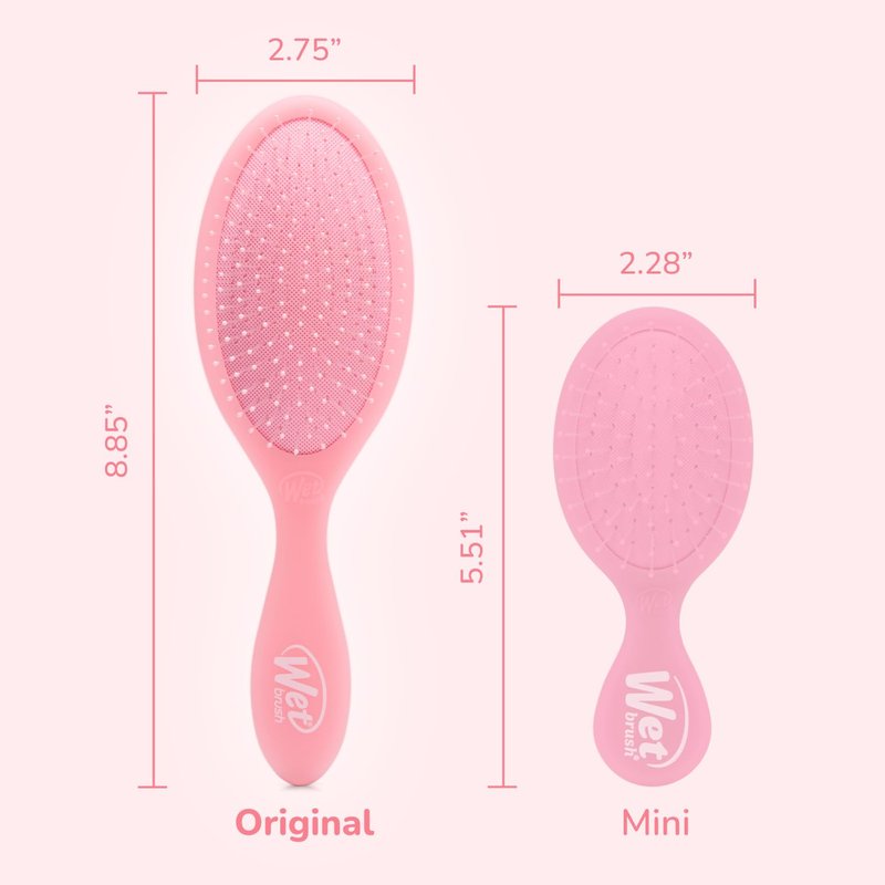 Wet Brush Original Detangler, Pink Drink (Summer Quencher), Ultra-Soft IntelliFlex Bristles Glide Through Tangles, Detangling Hair Brush (Wet & Dry), Women & Men, Limited Edition