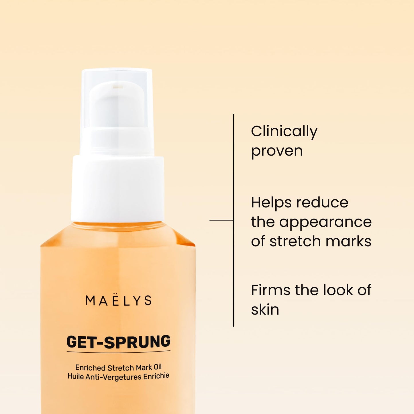 MAËLYS GET-SPRUNG Stretch Mark Body Oil, 2 Fl Oz