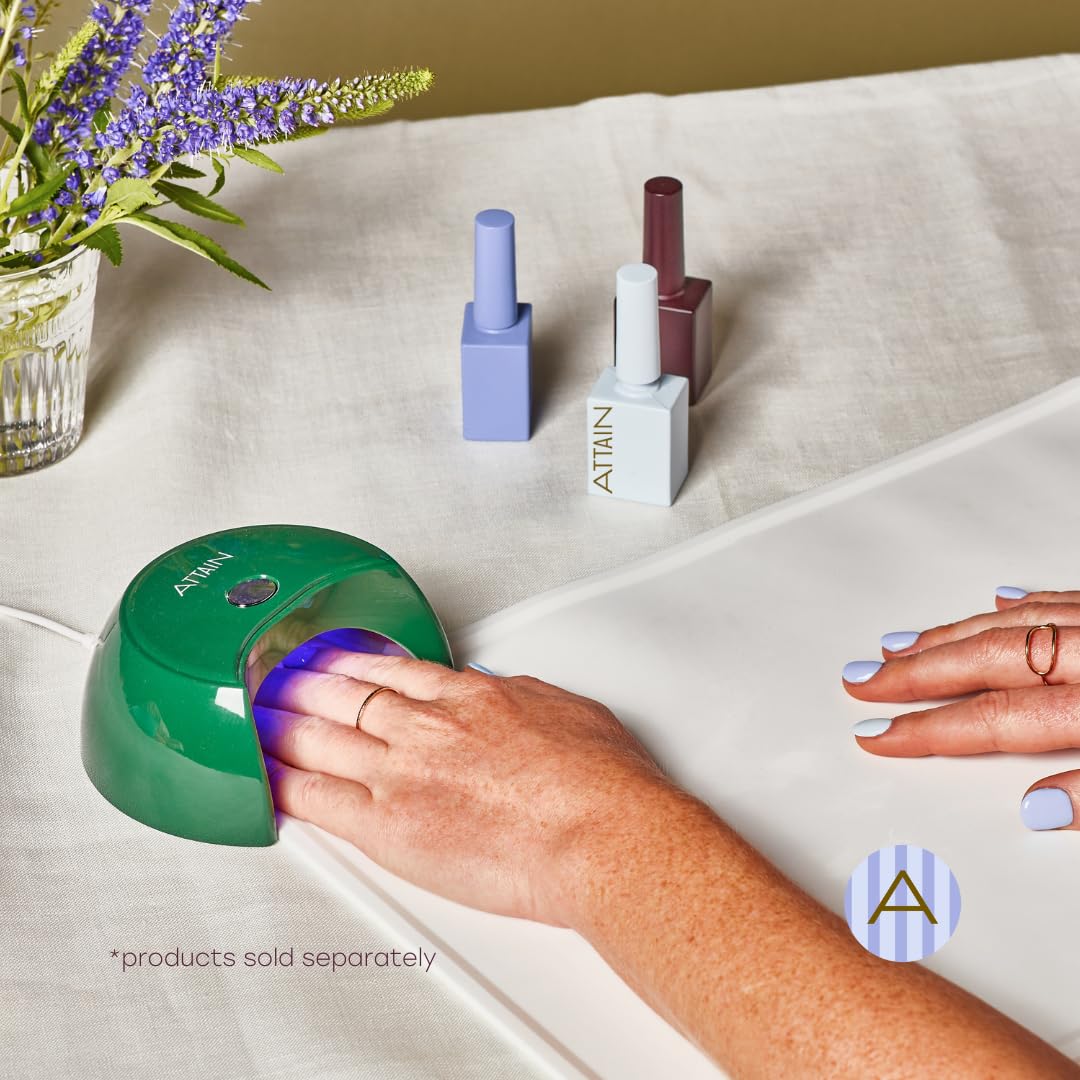 ATTAIN Shine- MADE IN THE USA Universal Tack-Free Top Coat, Hypoallergenic, Professional Quality