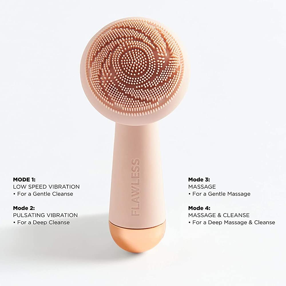 Flawless Cleanse Silicone Face Scrubber - Gentle Deep Cleanser | 1 Count
