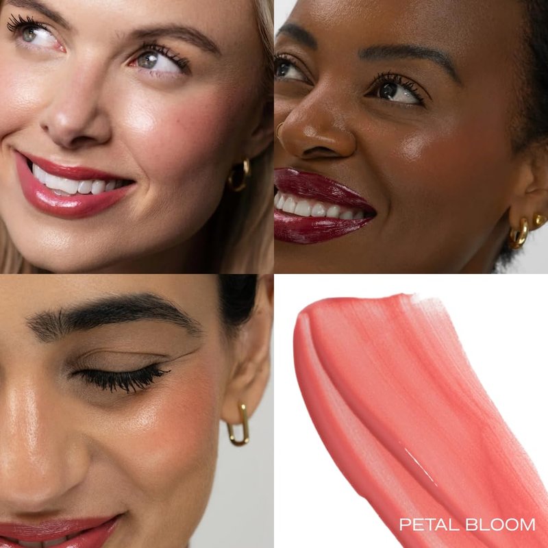 SONELA Blissful Moment Dewy Liquid Blush (Petal Bloom, 0.27 Fl Oz)