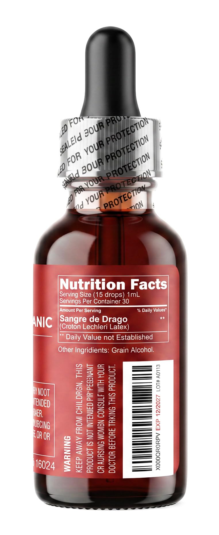 Raw Garden Dragon's Blood Original,100% Peruvian 1 Oz (2 Pack) Concentrate, Sangre De Drago, Sangre De Grado.