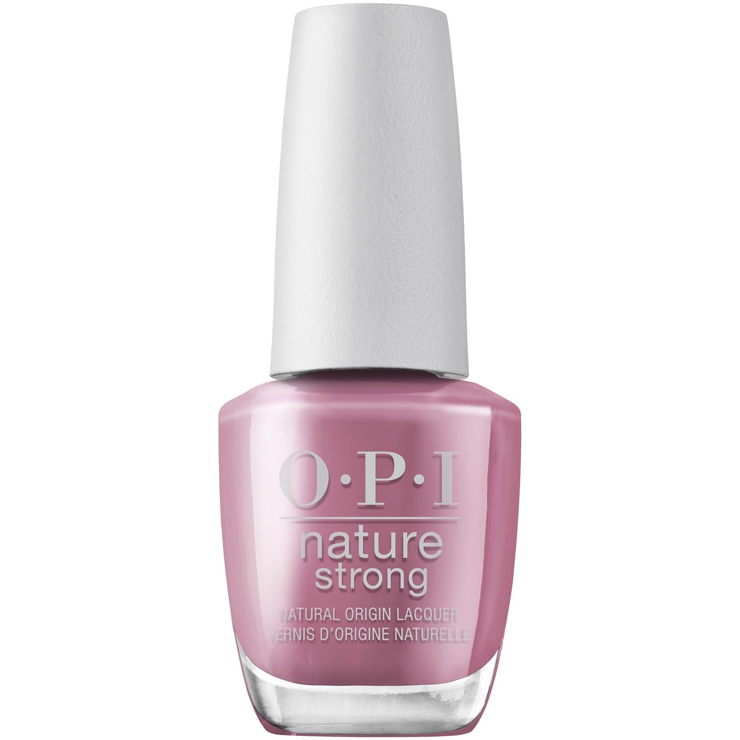 OPI Nature Strong Simply Radishing | Opaque Dark Pink Crème Natural Origin Nail Polish | Plant Based, Vegan, Cruelty Free