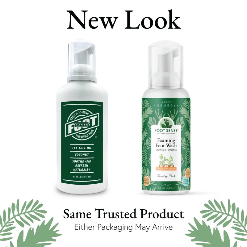 Tea Tree Oil Foaming Foot & Body Wash - Natural Deodorizing Soap for Smelly Feet & Skin | 6.5oz