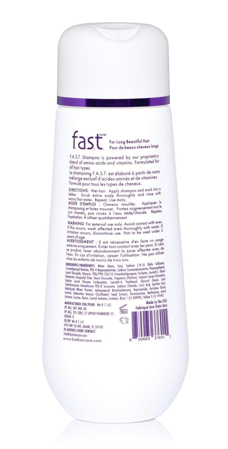 NISIM F.A.S.T Fortified Amino Scalp Therapy Shampoo & Conditioner- Promote Fast and Healthy Hair Growth (10 Ounce /300 Milliliter)