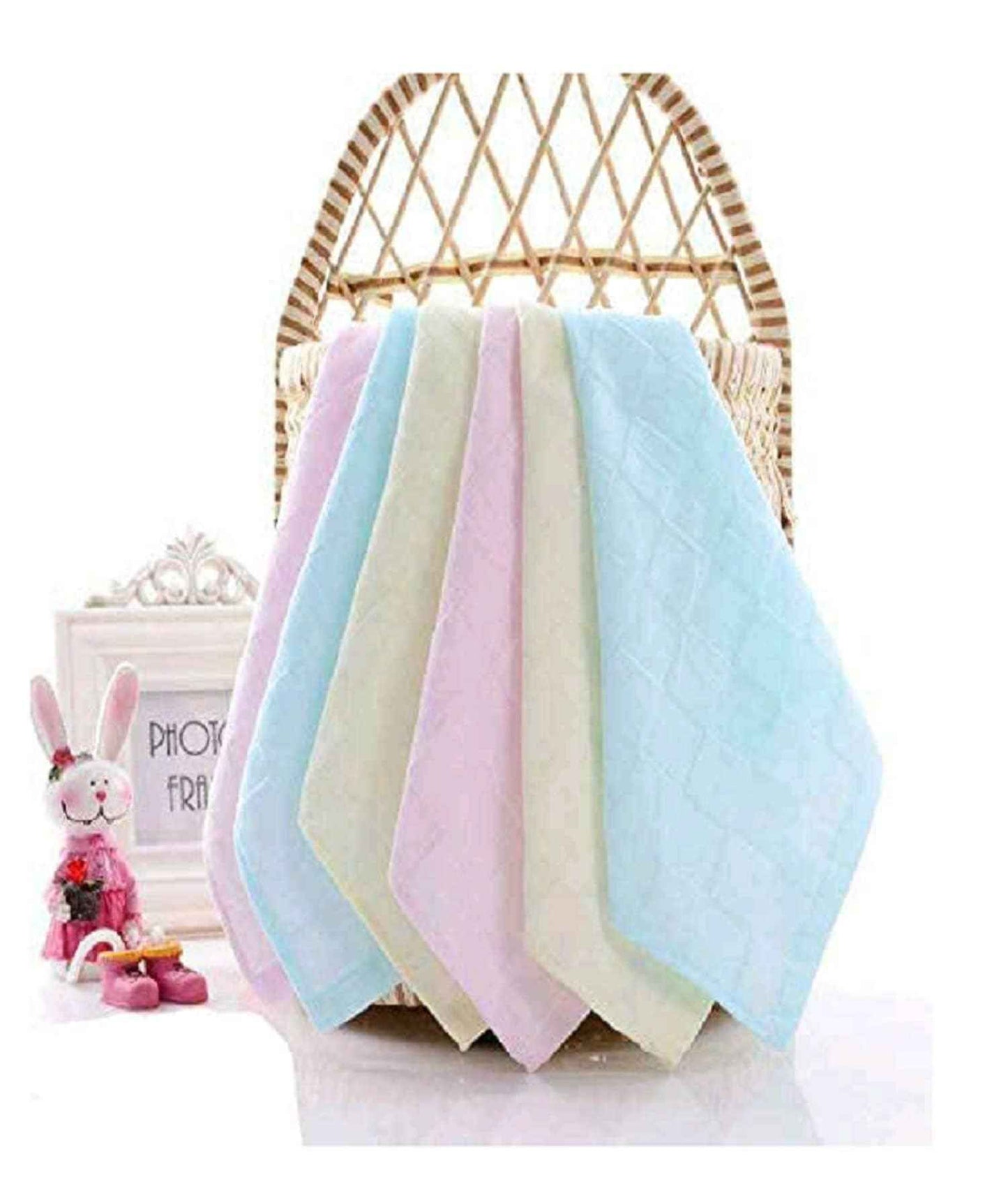 Fashiol 6 Pack Face Cloths, Soft Wash Cloth for Washing Face, Cotton Face Towels for Sensitive Skin Women Facial Makeup Remover Reusable Absorbent Washcloths | 10.5 x 10.5 in