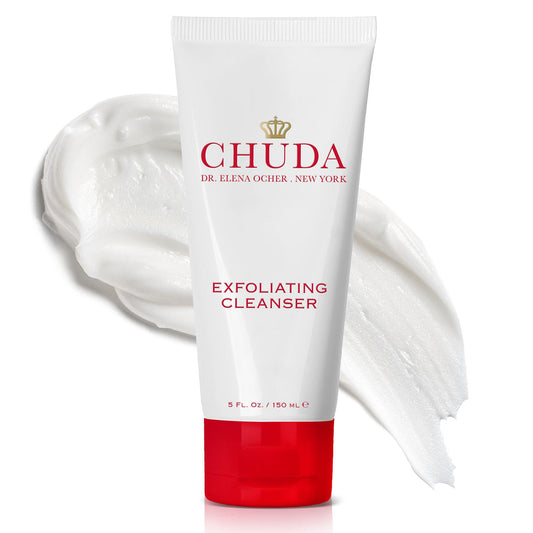 CHUDA Exfoliating Cleanser - Hydrating and Deep Cleansing Face Exfoliator with Remedea Compound, 150ml Made in USA, Anti Aging Face Wash for Women and Men, Daily Face Cleansers for All Skin Types