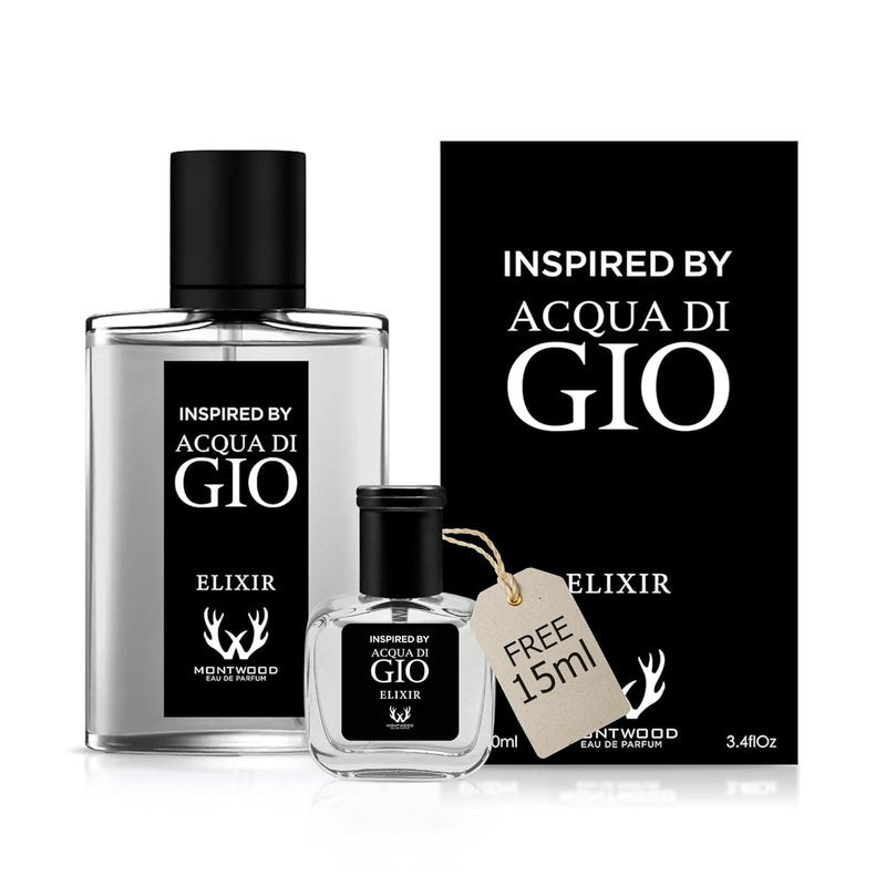 Aquatic Fragrance for Men – Long-Lasting Eau de Parfum Spray – 100mL with Bonus 15mL Sample