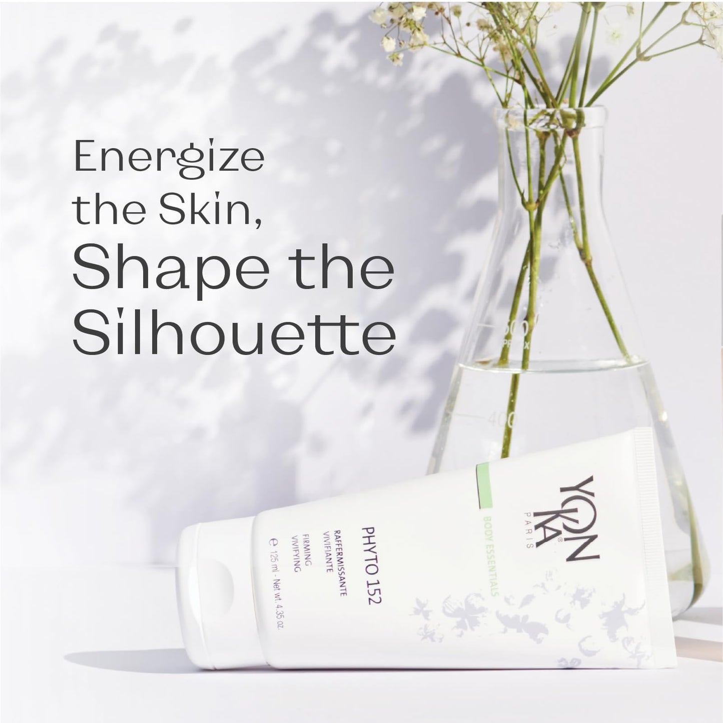 Yonka Phyto 152 Firming Body Lotion | Tone and Tighten with Vitamin E | Reduces Stretch Marks and Sagging | Intensely Hydrates | Non-Greasy and Fast Absorbing | 4.35 oz