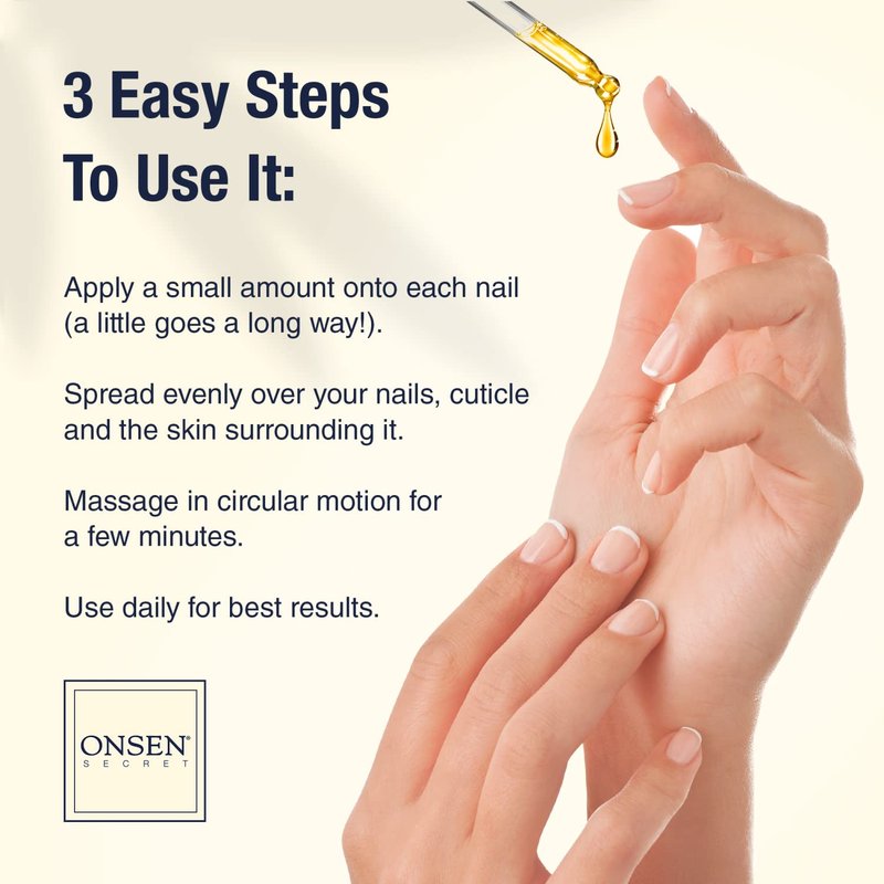 Onsen Secret Nail Reboot Duo - Treatment for Damaged Nails - Natural Nail Care & Cuticle Repair - Visible Results For Perfect Nails, Cuticle Conditioner Cream 30ml & Nail Reboot Oil 35ml