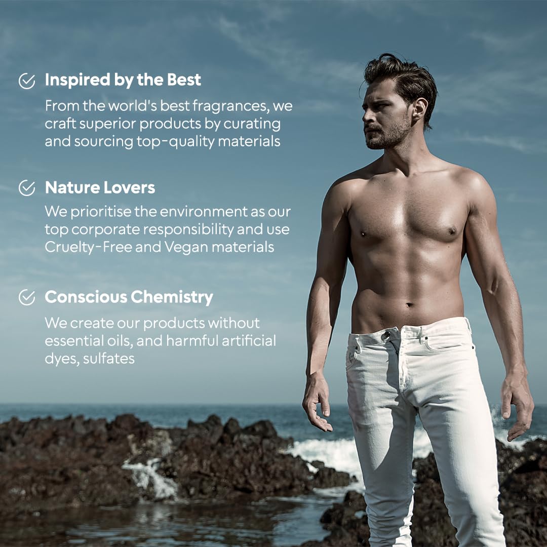 Bellavita Luxury Men's Luxury Perfume Gift Set with Gold Oud,OCEAN, B.L.U., & CEO Man Intense | 80ml | Perfume for Men and Women | Lavender, Bergamot, and Caramel Notes | Long Lasting Unisex Fragrance