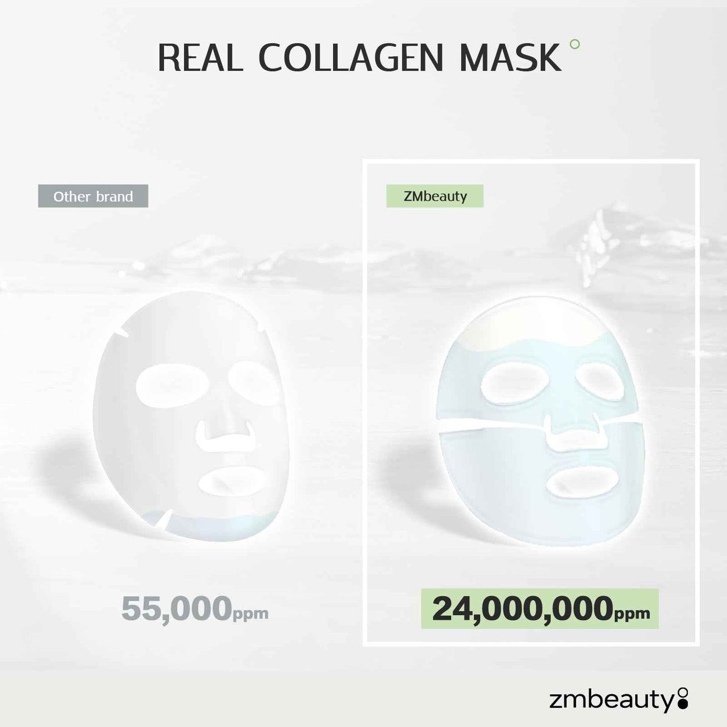 ZMbeauty Collagen Face Mask, Bio-Collagen Mask Overnight for Skin Care, Anti-Wrinkle Facial Sheet Mask with 9 Peptides for Elasticity & Moisturizing, Collagen Night Wrapping Mask