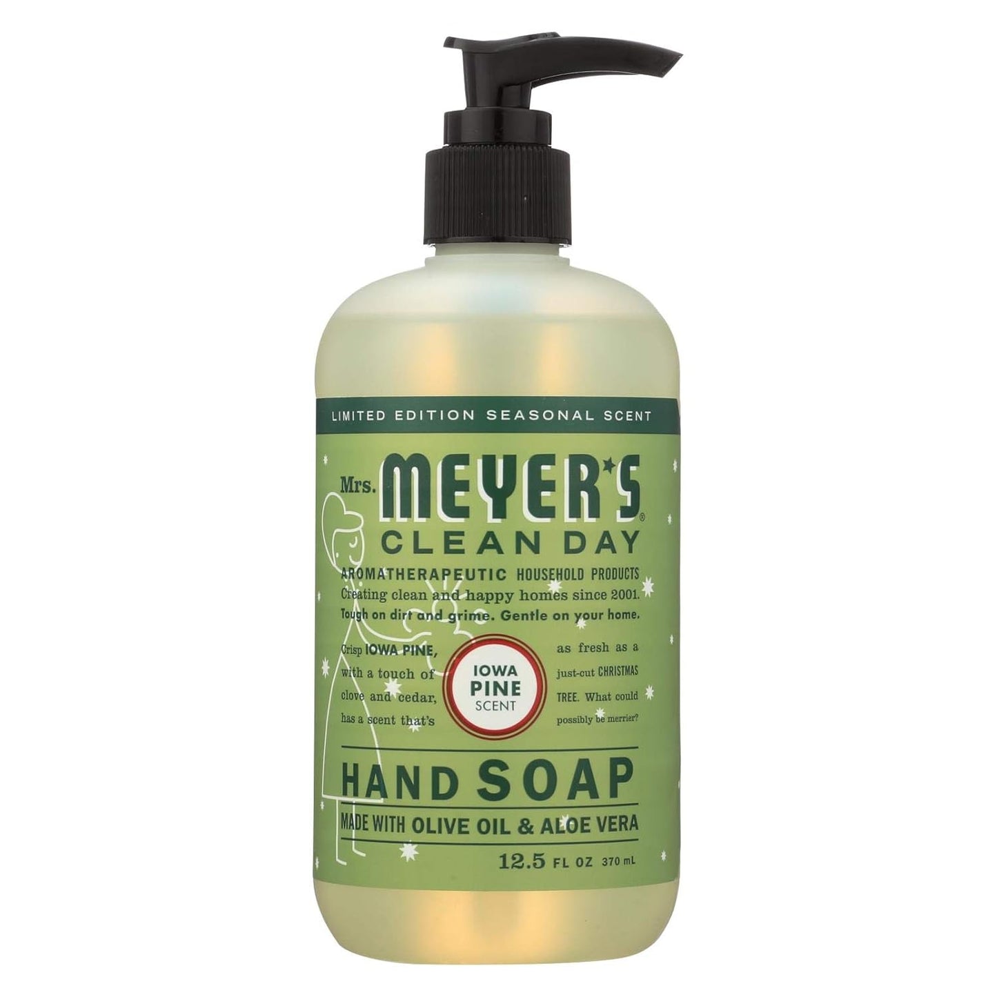 Mrs. Meyer's Iowa Pine Hand Soap - Moisturizing Formula | 12.5 Oz