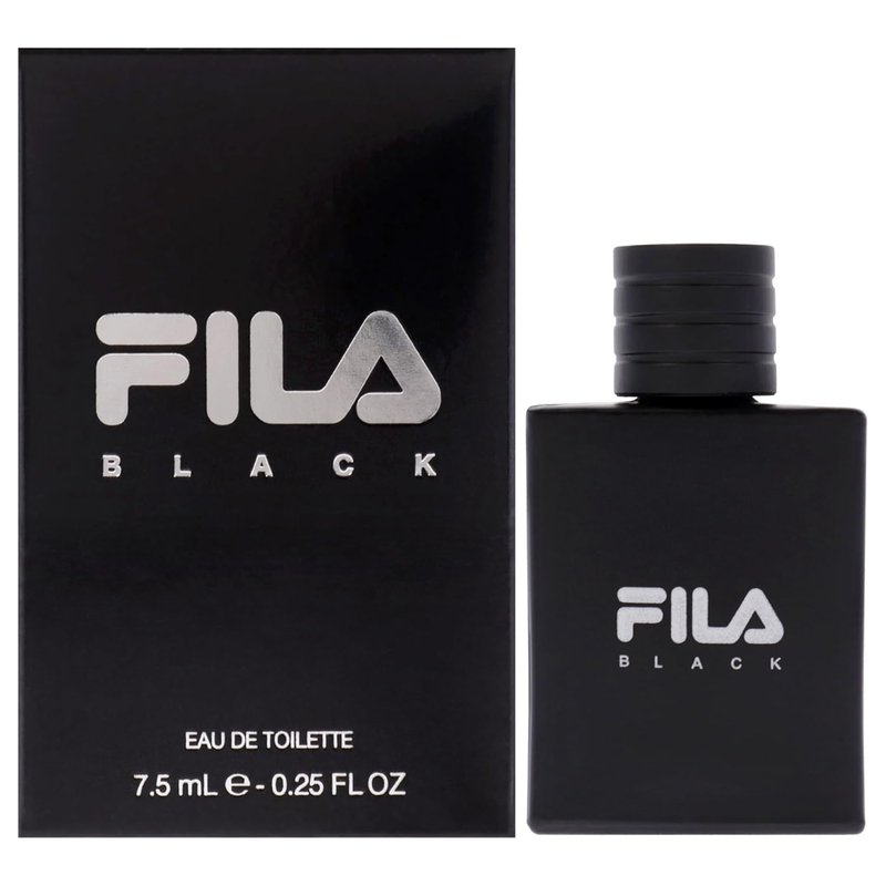 Fila Men's Black EDT Spray - 7.5 ml Mini Fragrance | Fresh & Invigorating Scent