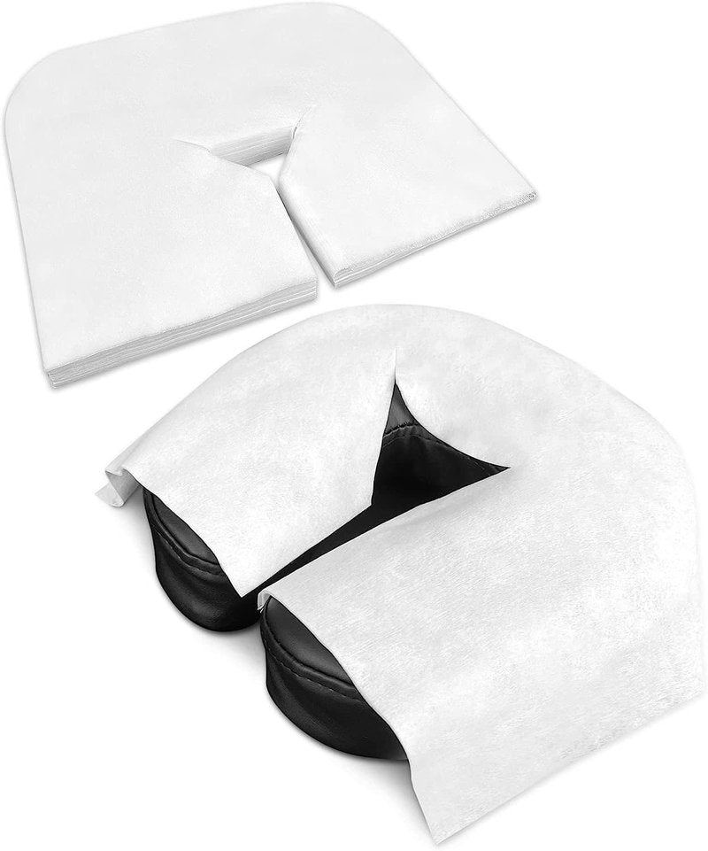 Zen Premium Disposable Face Cradle Covers - Ultra Soft Medical-Grade Fleece | 200 Pack, 60 GSM