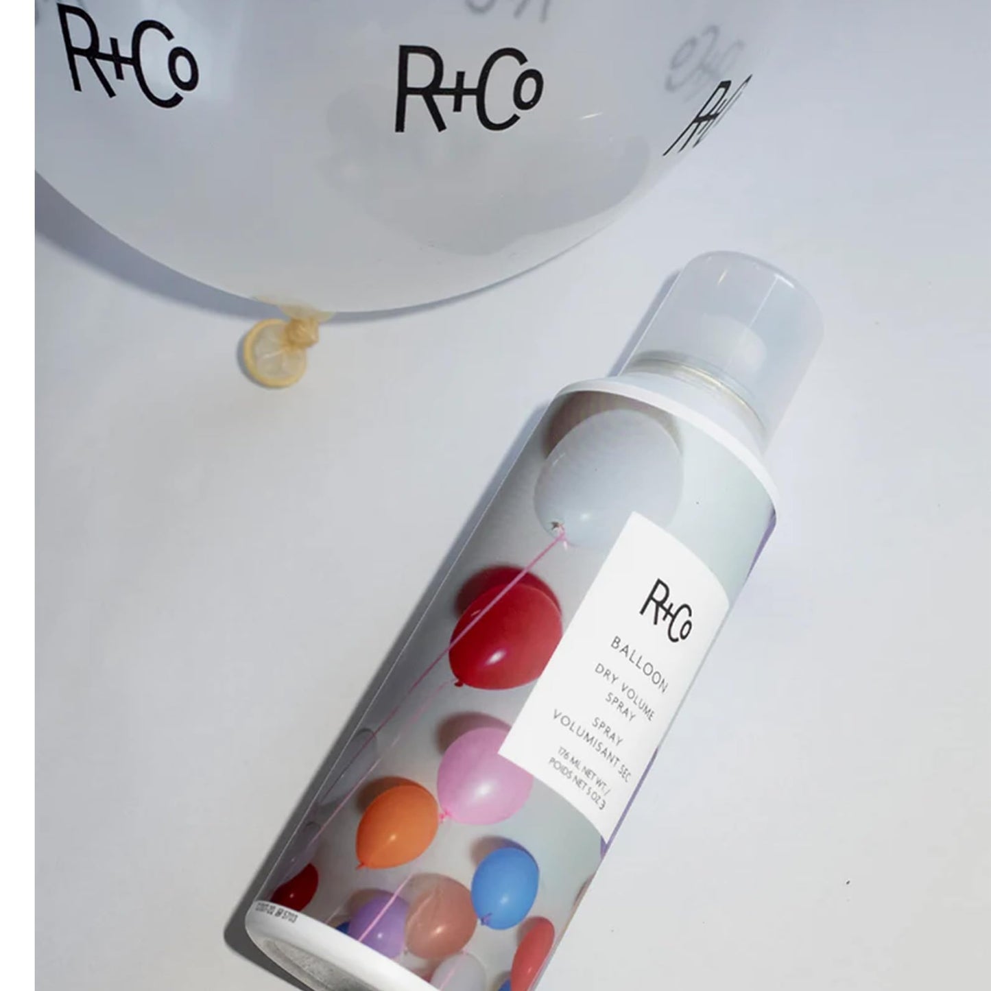 R+Co Balloon Dry Volume Spray | Instant Volume & Lift with Long-Lasting Hold | Adds Texture & Fullness Without Weight | Vegan + Cruelty-Free | 5oz