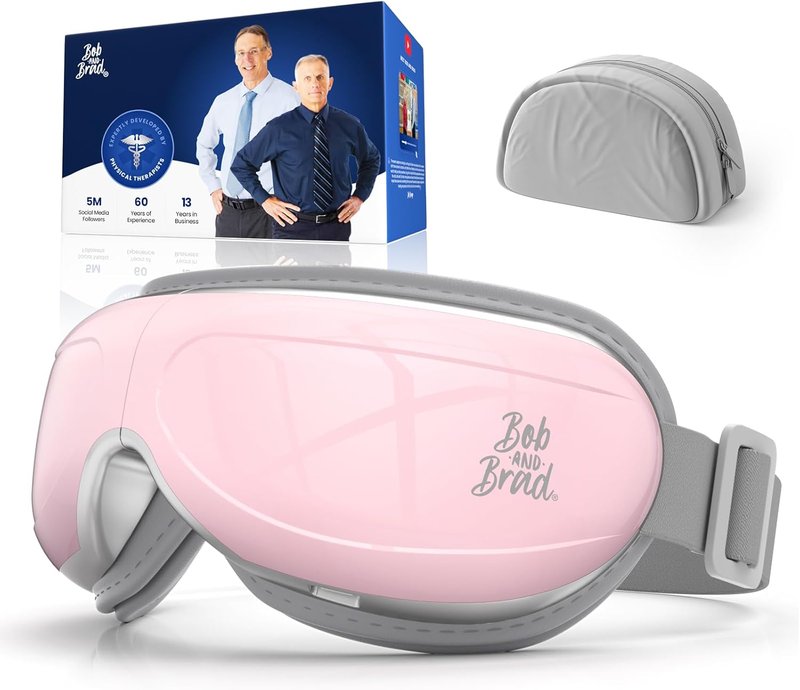 BOB AND BRAD Eye Massager - Heated EyeOasis for Dry Eyes & Headache Relief | Warm Compress for Stress Relief