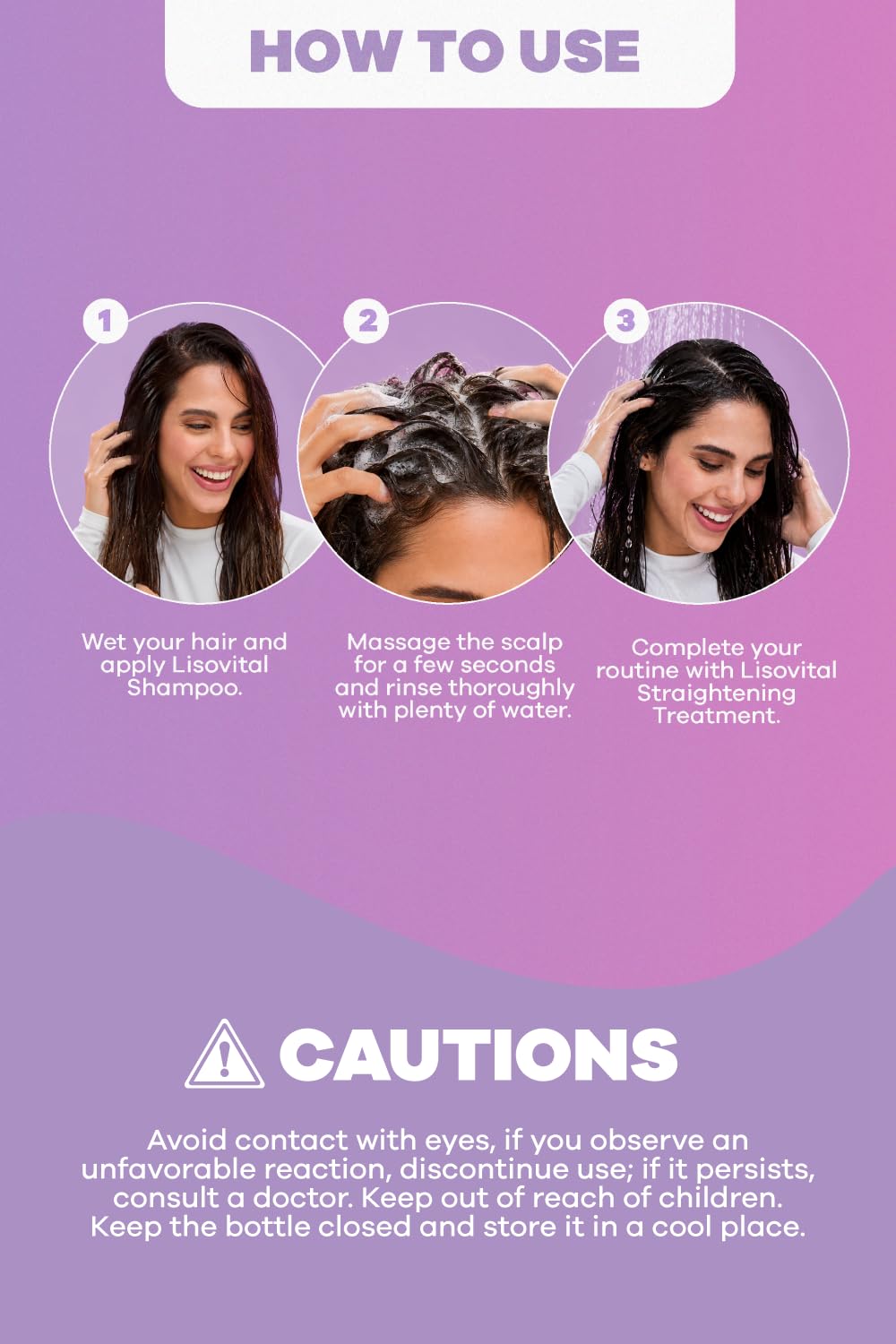 Natural Sant - Liso Vital duo kit - Shampoo & Leave-In Conditioner, Anti Frizz, Heat Protectant for Hair with Red onion extract, Biotin & Rosemary