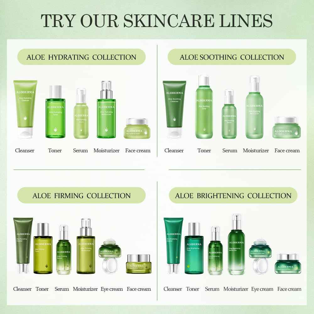 All Purpose Aloe Vera Gels Set - 2 Pieces - 300g Aloe Vera Gel & 45g Aloe Vera Gel