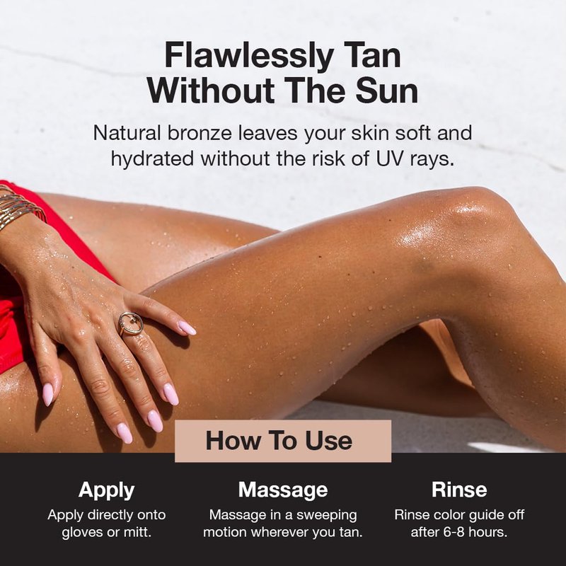 Fake Bake Original Self-Tanning Lotion – Lasting, Natural-Looking Sunless Tanner for All Skin Tones – Streak-Free, Buildable Color for Women & Men – 6 oz
