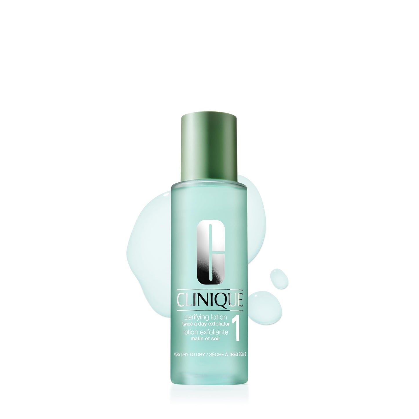 Clinique 3-Step Clarifying Lotion Face Exfoliator 1 | Toner With Witch Hazel + Salicylic Acid | For Very Dry Skin Types, 6.7 Fl Oz