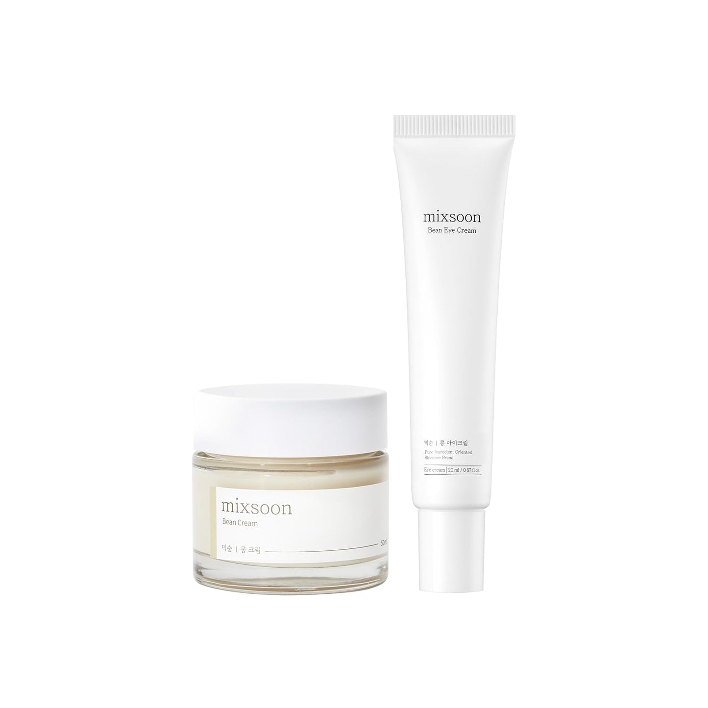 Bean Eye Cream - Hydrating 0.67 fl oz | Nourishing 1.69 fl oz for Dark Circles & Puffiness