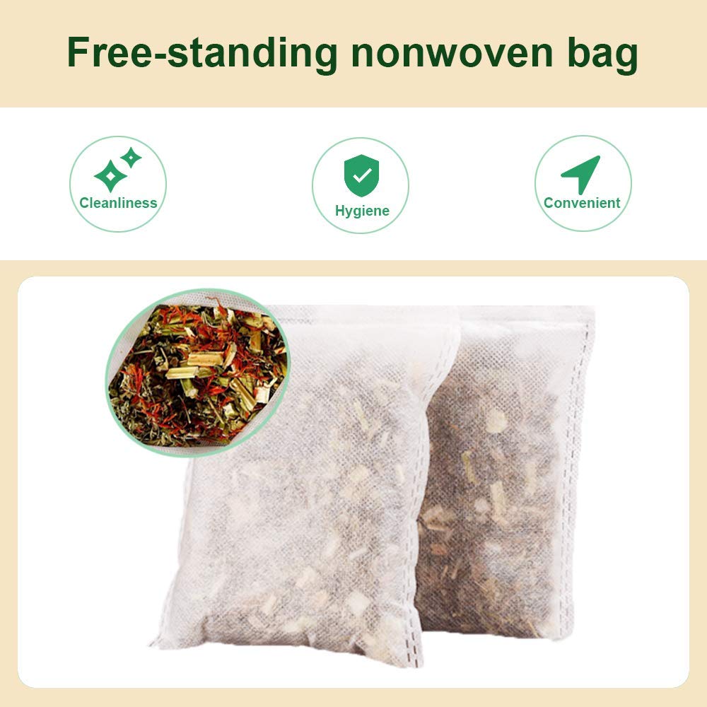 12Favors of Foot Bath Herb,Foot Soak spa for Foot Reflexology 泡脚足浴包900g老姜 红花 艾草 黄芪 党参 桂枝 益母草 桑枝 夜交藤 伸筋草 陈皮 鸡血藤12味草药(30 Bags)
