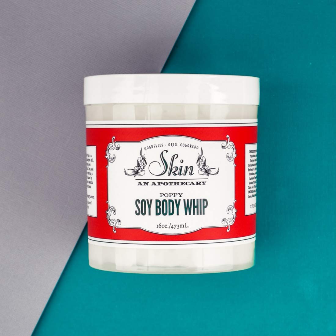 Skin Apothetique Soy Body Whip, 16 ounce, Poppy