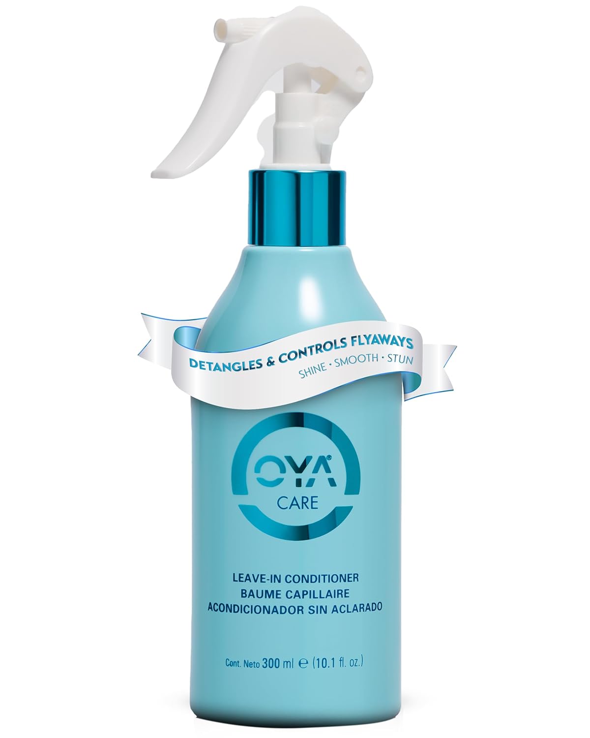OYA Leave In Hair Conditioner Spray - Hydrating Detangler for Curly & Color-Treated Hair | Argan Oil & Green Tea, 300ml