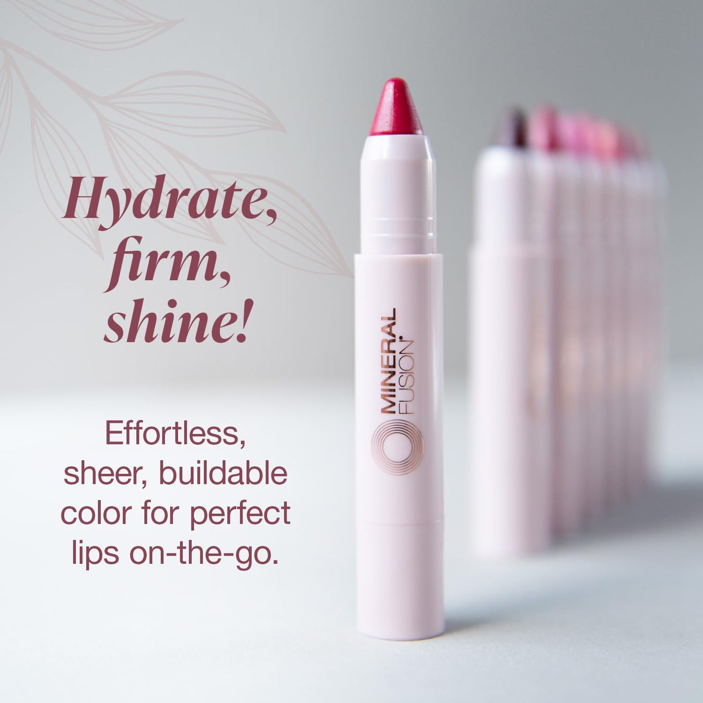 Mineral Fusion Sheer Moisture Lip Tint, Glisten, 0.1 Ounce (Packaging May Vary)