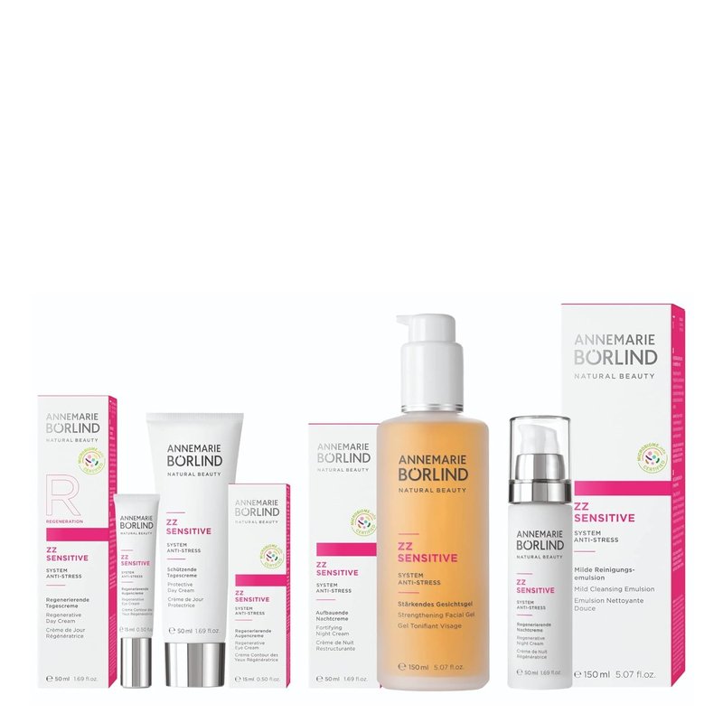 ANNEMARIE BÖRLIND – ZZ SENSITIVE Fortifying Night Cream – Natural Facial Moisturizer with Vitamin C + E and Golden Orchid Extract for Sensitive and Damaged Skin – Step 4 of 5-1.69 Oz.