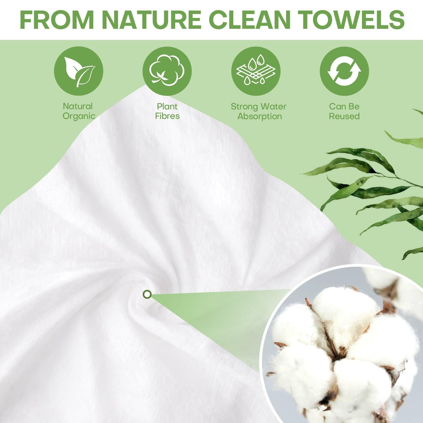 Fancyou 500 Pcs Disposable Face Compressed Towel, Mini Portable Towel Tablets Face Towelettes Cotton Coin Tissue Washcloths for Travel Camping Essentials