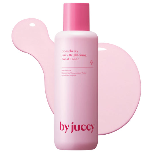 By Juccy Gooseberry Juicy Brightening TonerㅣHydrates & Reduces Dullness in Skin with Vitamin BerryㅣIndian Gooseberry, Niacinamide, Centella AsiaticaㅣBy Juicyㅣ5.07 fl. oz(150ml)