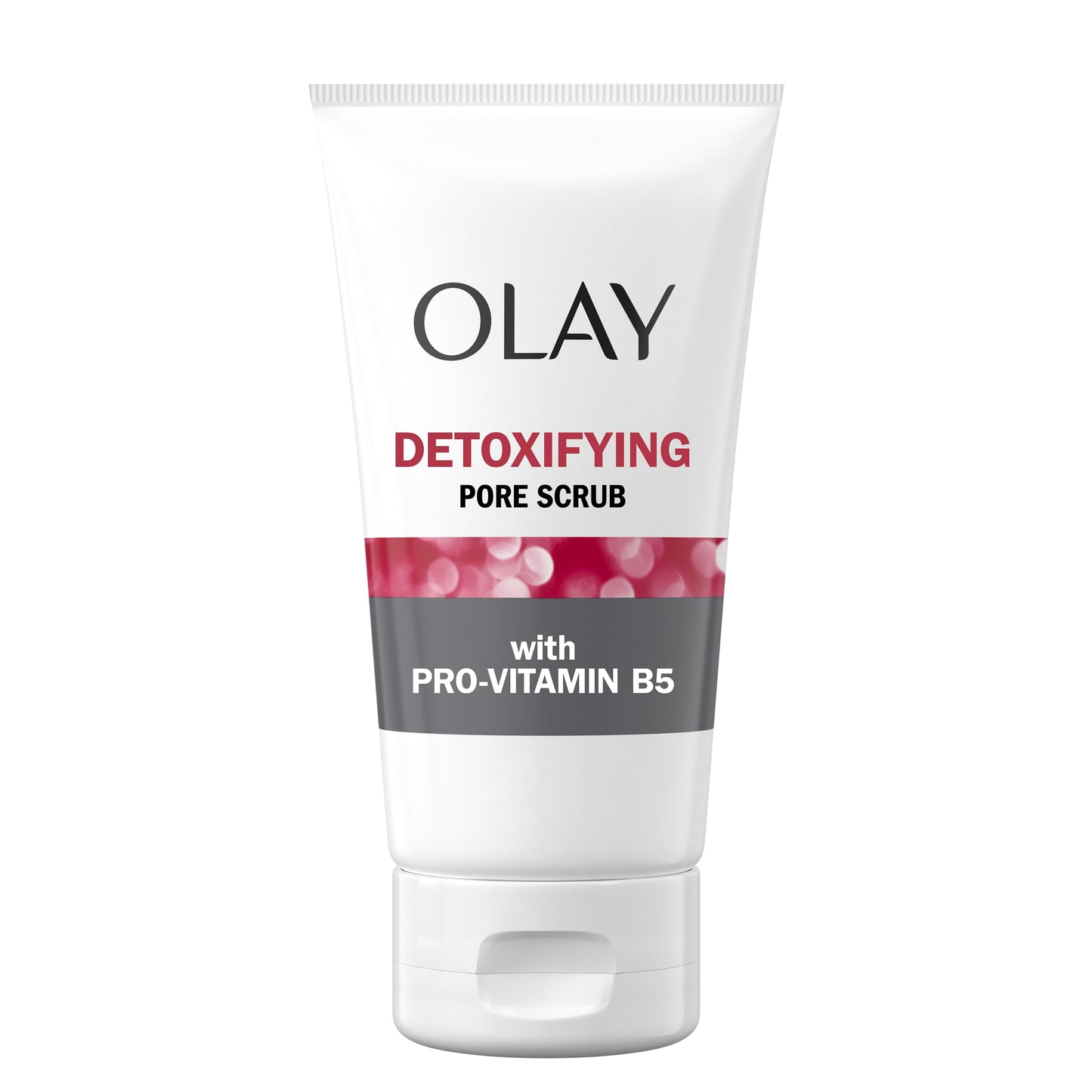 Olay Detoxifying Pore Scrub, Exfoliating Face Wash with Pro-Vitamin B5, 5 oz (Pack of 3)