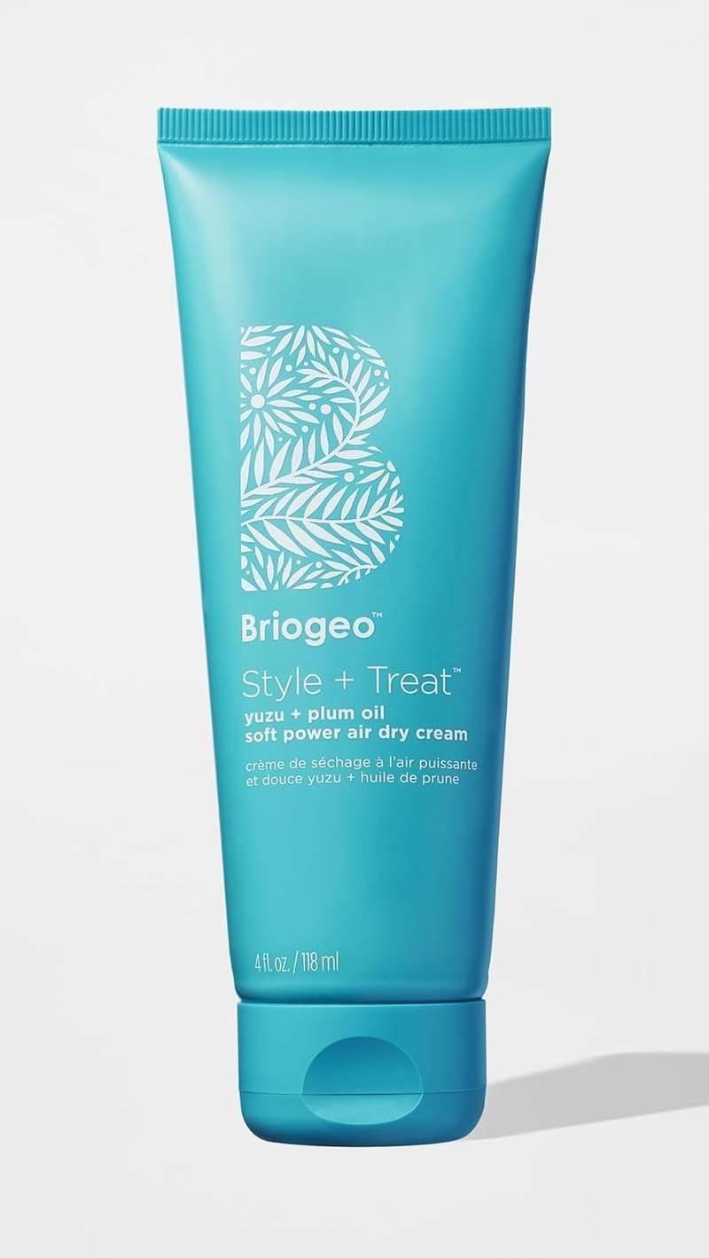 Briogeo Yuzu + Plum Oil Air Dry Cream - Lightweight Styling Cream for All Hair Types
