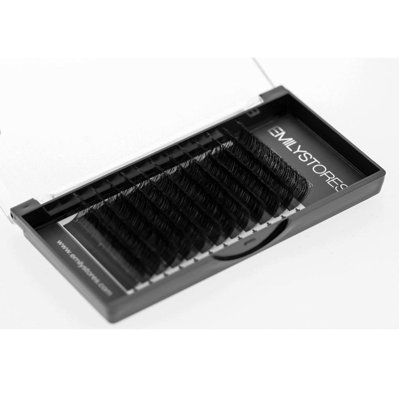 EMILYSTORES Eyelash Extensions 0.07mm Thickness C Curl Length 11mm Easy Fan Eye Lashes For Lash Extensions(0.07,C,11mm)