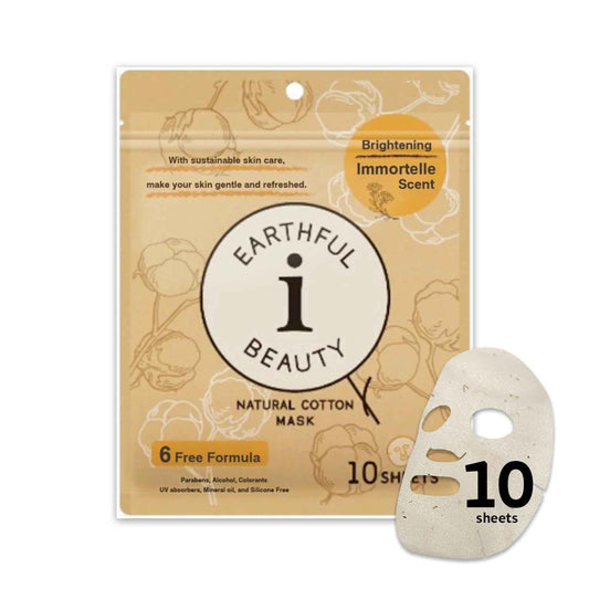 EARTHFUL BEAUTY i Sheet Mask Immortelle Scent - 10 Sheet