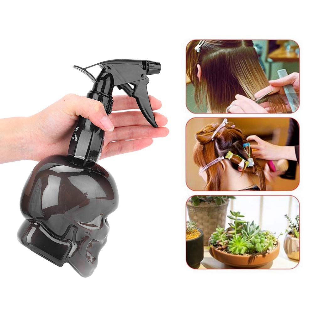 Hair Mist Sprayer 250ml Barber Spray Bottle ABS Vintage Beauty Eco-friendly Home(black)