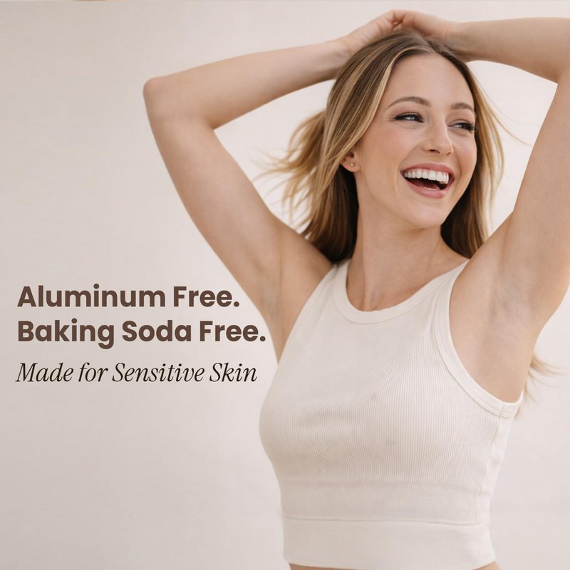 Aluminum Free Deodorant for Men & Women - USA Made with Natural & 55% Organic Ingredients, Fresh Long-Lasting Odor Protection, Baking Soda Free, Non-Irritating Magnesium Deodorant, Sensitive Skin Safe