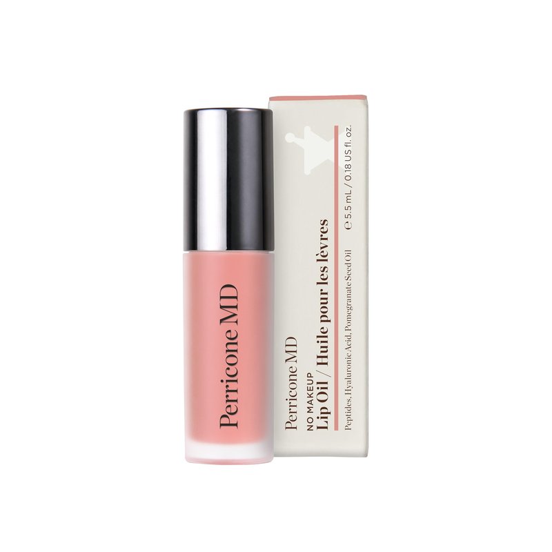 Perricone MD No Makeup Hydrating Lightweight Lip Oil for Women - Reduces Vertical Lines & Dry Texture, Enhances Lip Volume - Lip Peptide Treatment, Guava, 5.5ml.