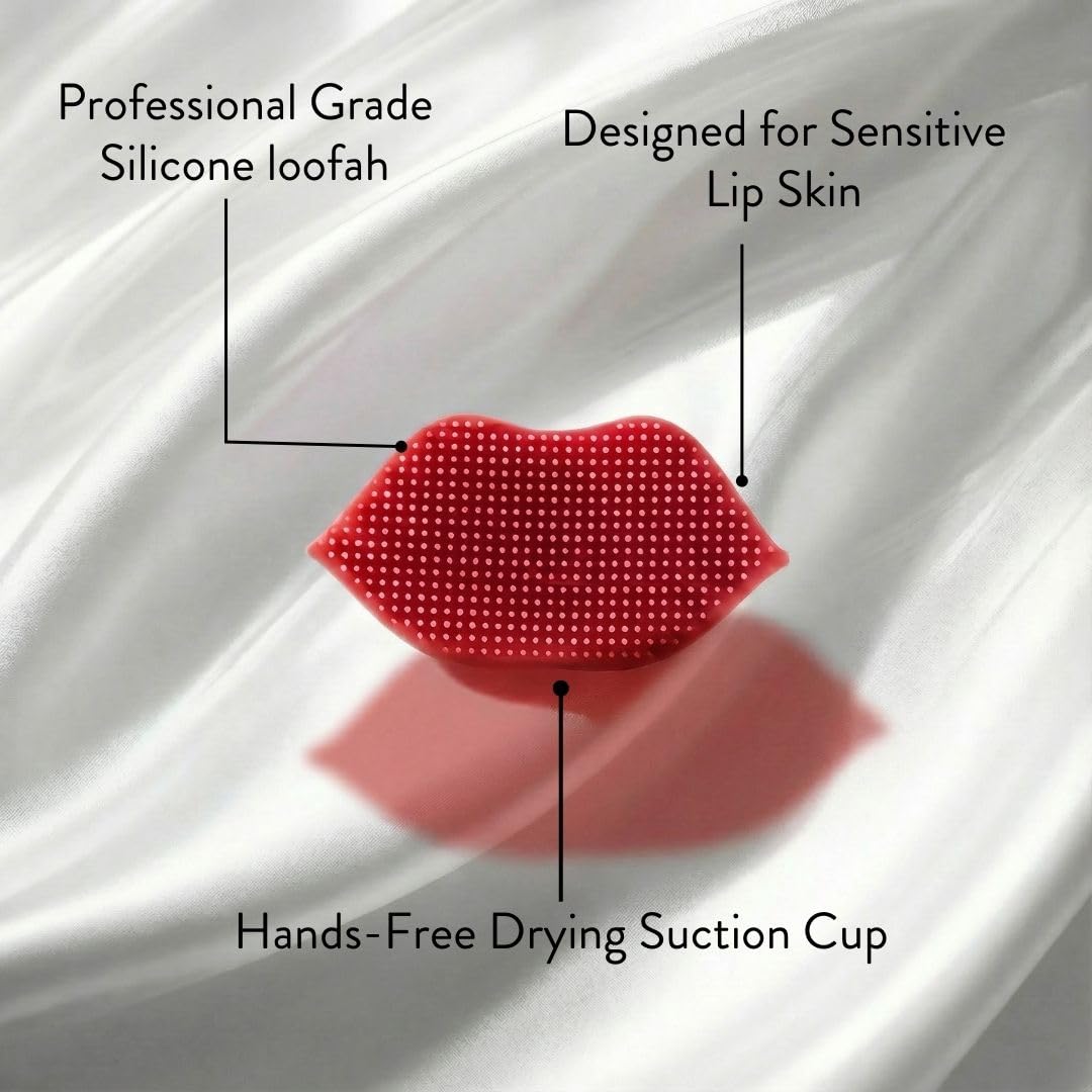Nurse Jamie Rosé All Night Lip Mask & Exfoliating Tool – Hydrating Overnight Treatment for Softer, Smoother Lips