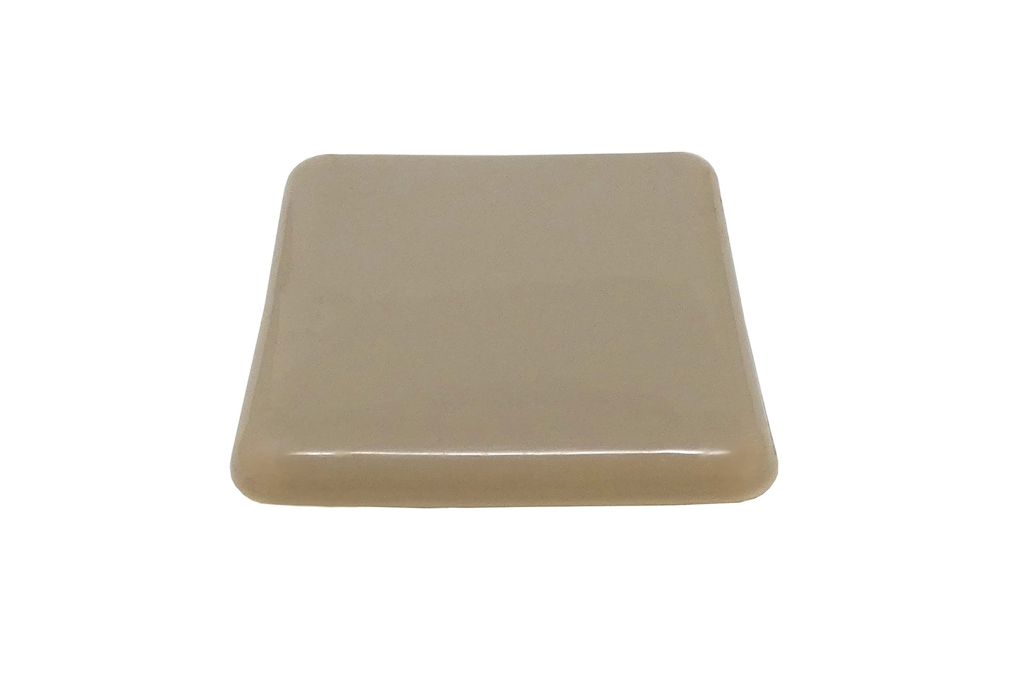 Shepherd Hardware 3949 2-Inch Adhesive, Square, Slide Glide Furniture Sliders, 4-Pack,Beige