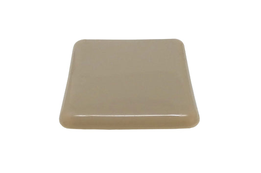 Shepherd Hardware 3949 2-Inch Adhesive, Square, Slide Glide Furniture Sliders, 4-Pack,Beige