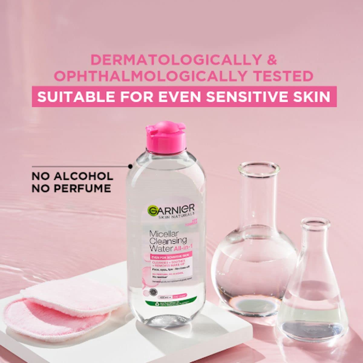 Micellar Cleansing Water by Garnier Skin Naturals | Gentle Makeup Remover, 400ml