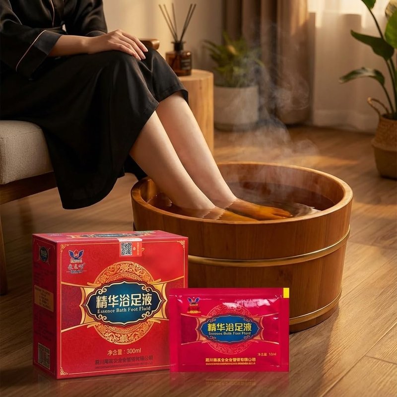 Herbal Foot Soak - Plant-Based Odor Control & Itch Relief | 30 Sachets (300ml) Tibetan Blend for Circulation & Relaxation