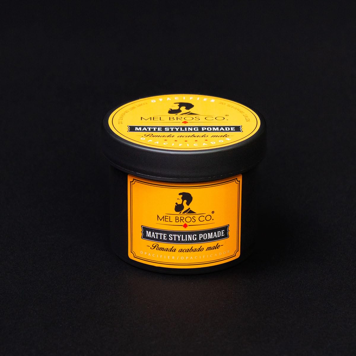 Mel Bros Co Matte Hair Pomade 4oz - Strong Hold Opacifier