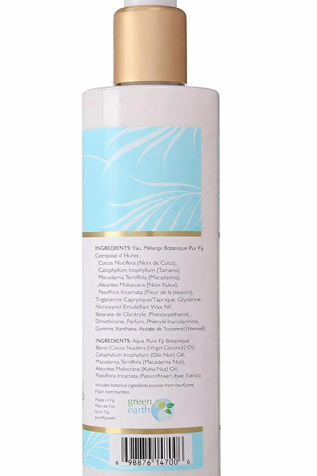 PURE FIJI Body Lotion Hydrating - Moisturizing Lotion for Dry Skin with Coconut Milk and Vitamin E, Organic Body Lotion For Women and Men, White Gingerlily Scent, 12 oz