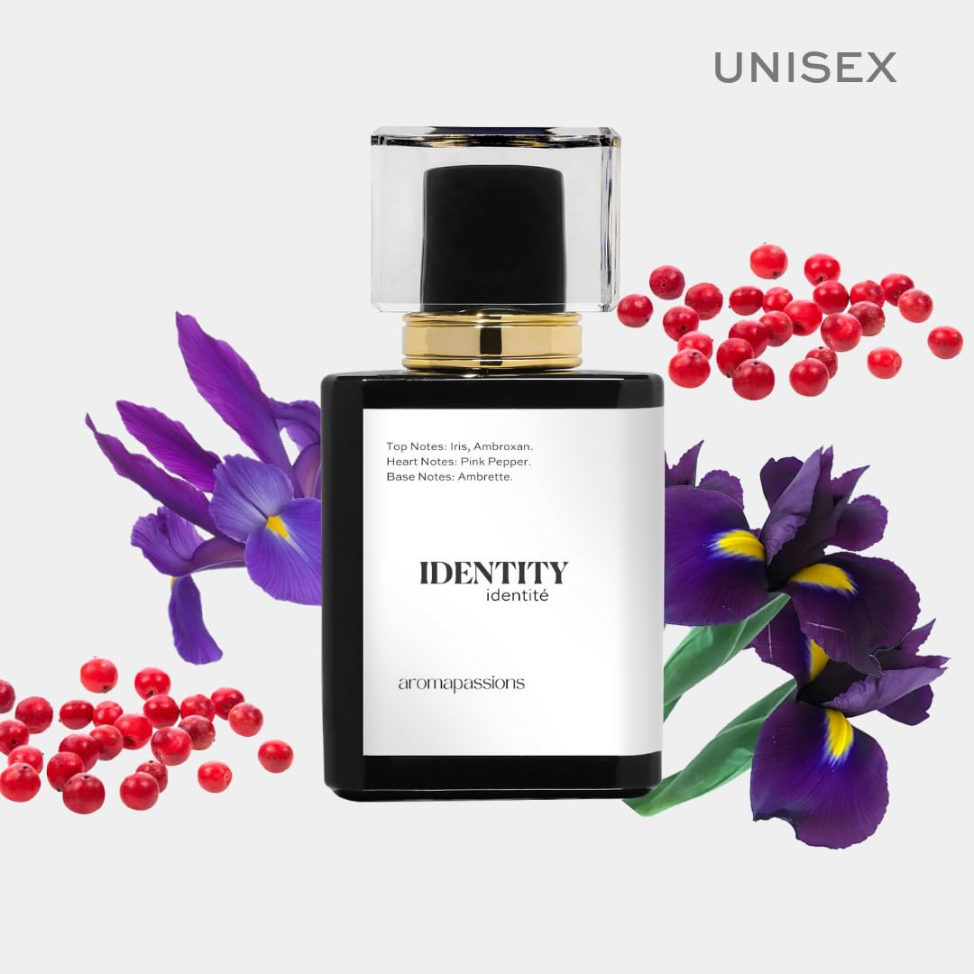 IDENTITY | Inspired by GLSSIER YOU | Pheromone Perfume for Men and Women | Extrait De Parfum | Long Lasting Dupe Clone Essential Oils Fragrance | Perfume De Hombre Mujer | (50 ml / 1.7 Fl Oz)