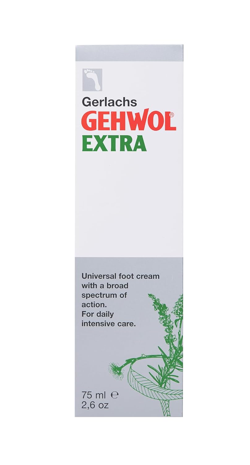 GEHWOL Foot Cream Extra - Deep Moisturizing Relief for Dry Feet | 2.6 oz